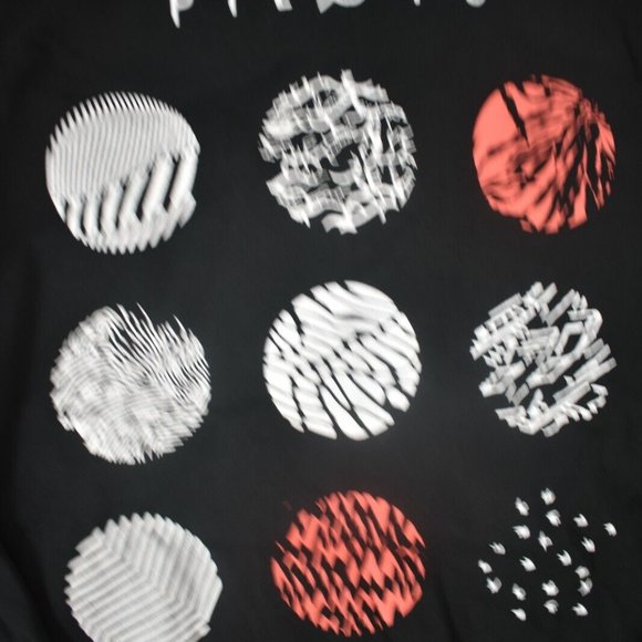 Twenty One Pilots Juniors Blurry Face Logo Varsity Jacket New 2XL - Picture 7 of 7